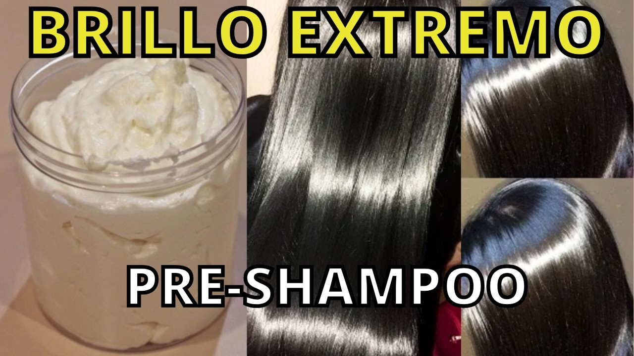 PRE SHAMPOO ✨ESTA MEZCLA ES ORO PARA TU CABELLO 🤩💎 TRANSFORMAN TU PELO DESTRUIDO EN MINUTOS😱