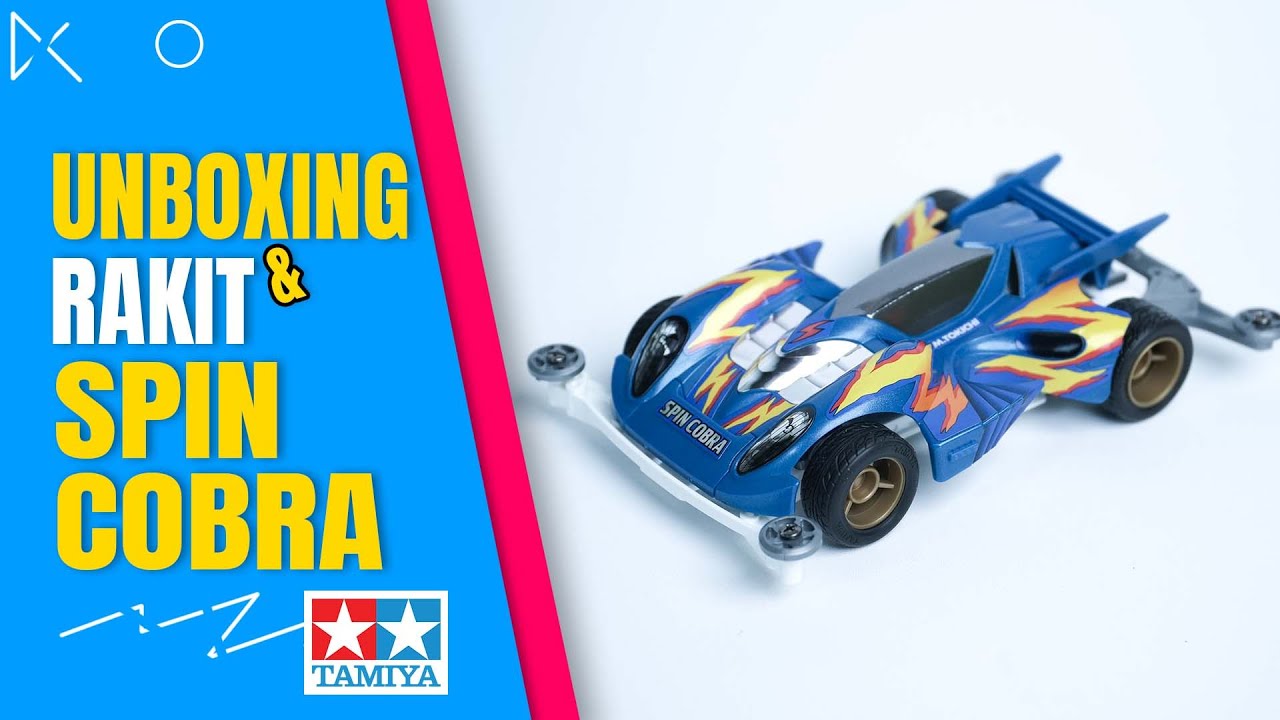 UNBOXING & RAKIT SPIN COBRA || 【ミニ四駆】ORIGINAL TAMIYA MINI 4WD