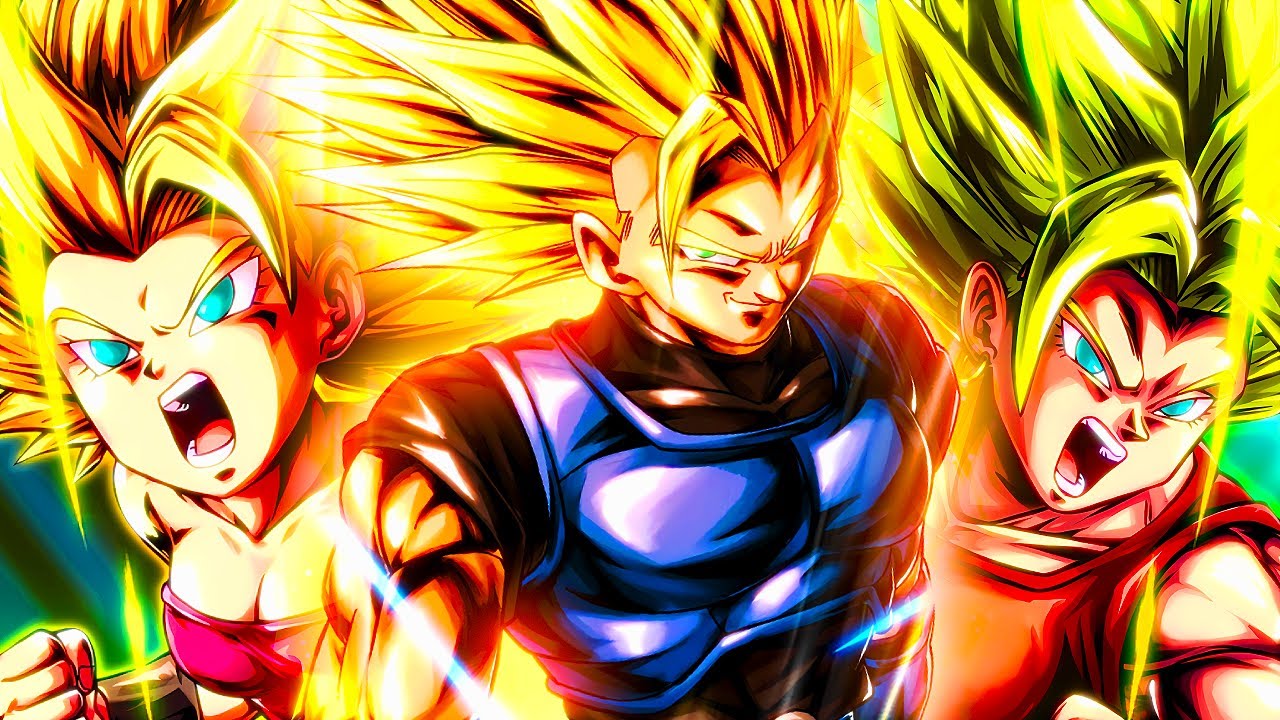 Super Saiyan 2 Shallot Turns Kale Caulifla into Israel (Dragon Ball Legends)