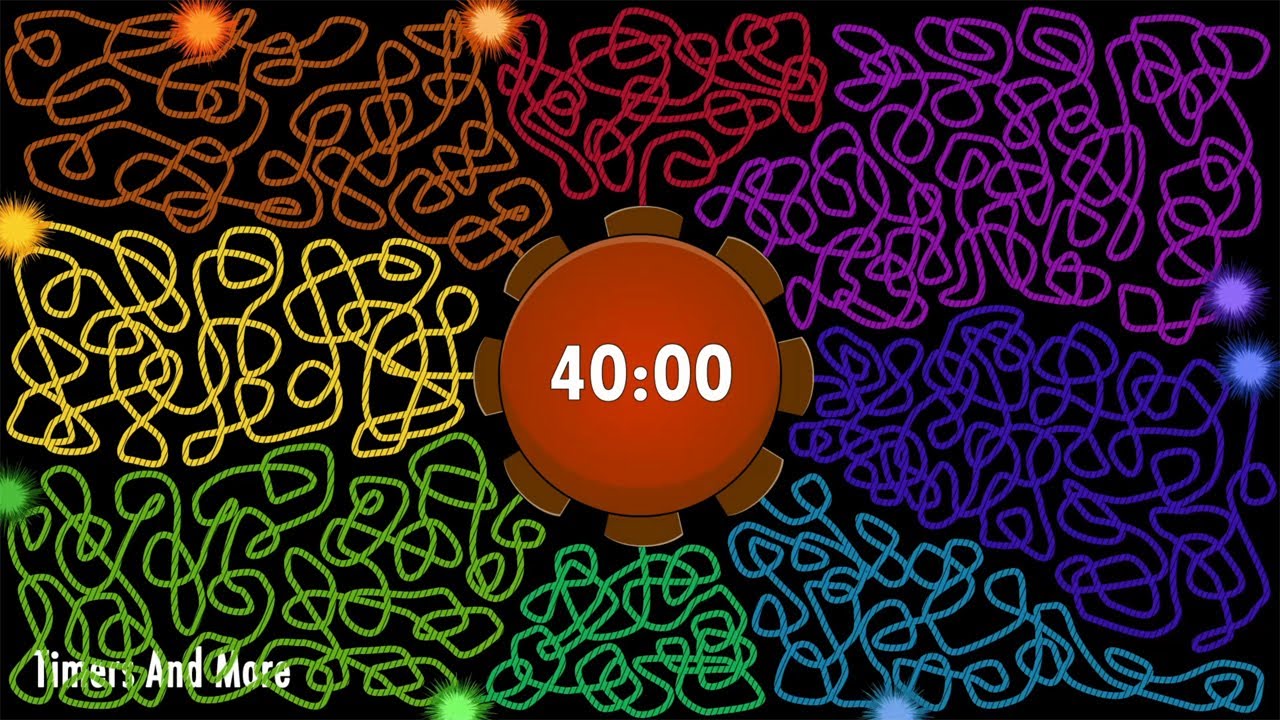 40 Minute Timer Bomb | 💣 Colored Wicks 💥