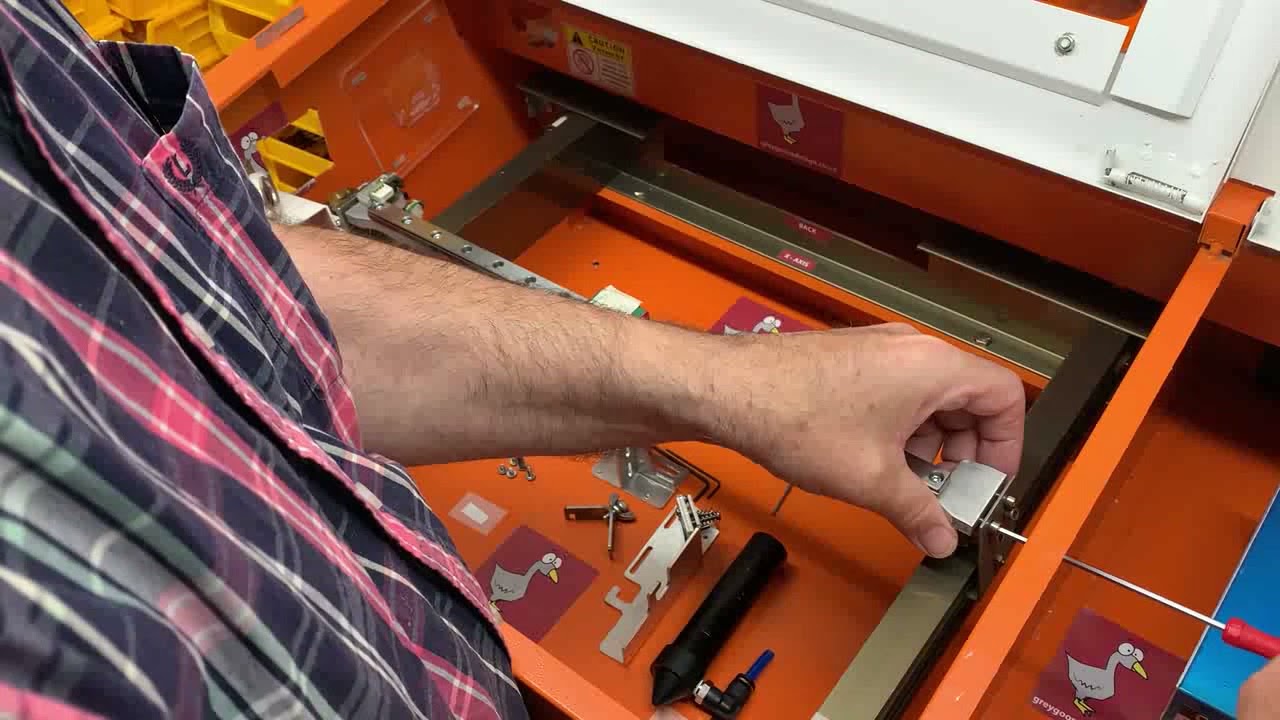 Grey Goose Design   Full K40 Linear Rail Upgrade Kit Installation