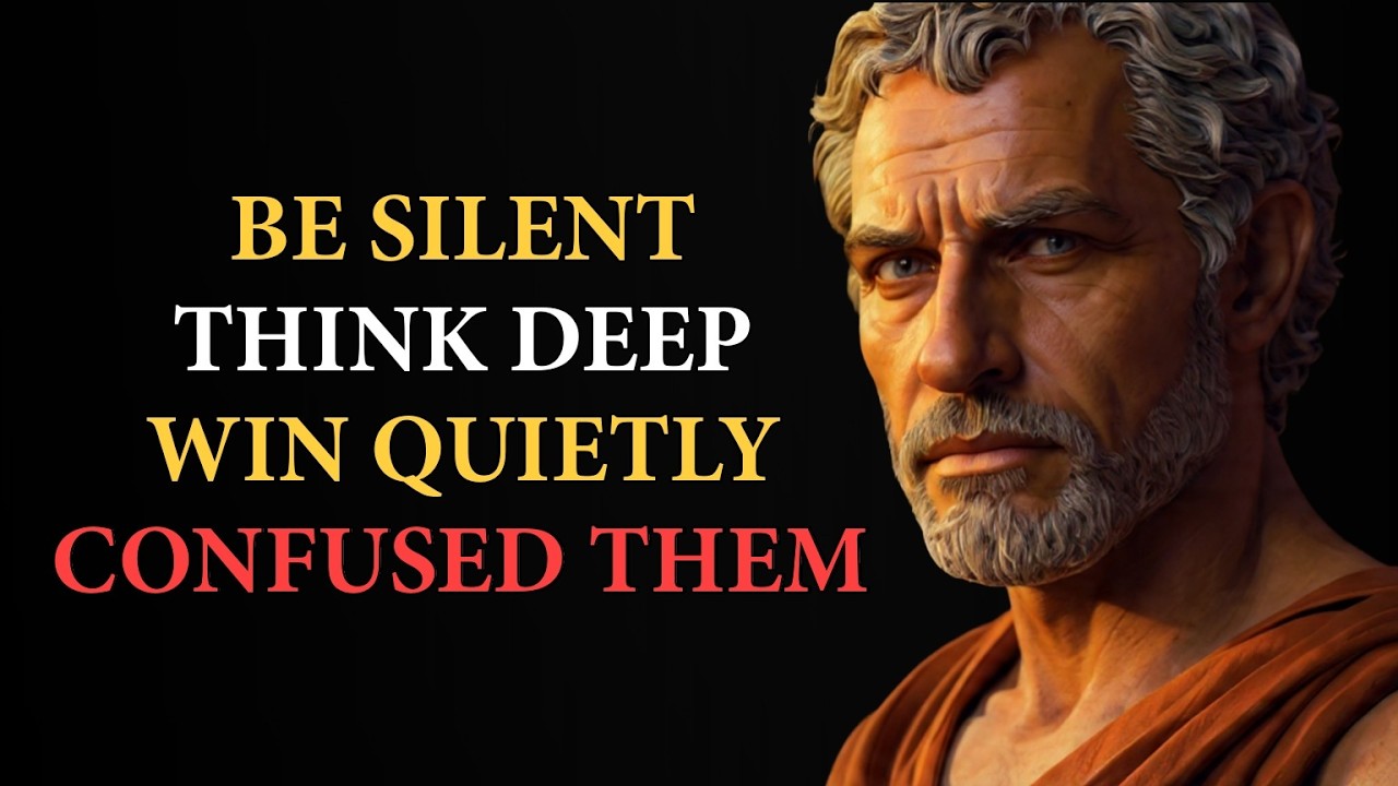 Be Silent. Think Deep. Win Quietly – 8  Stoic Lessons by Marcus Aurelius | Stoicism