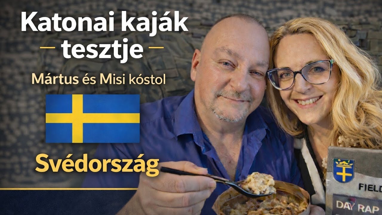 🍽 Svéd katonai MRE csomag kóstolása 🍴 - Mártus házi konyhája