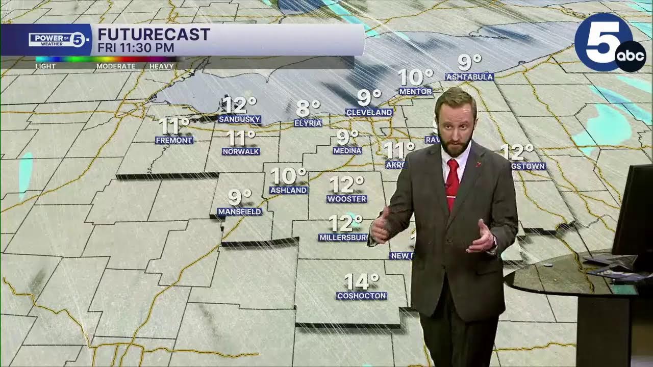 Tracking Snow and Frigid Temperatures Friday evening