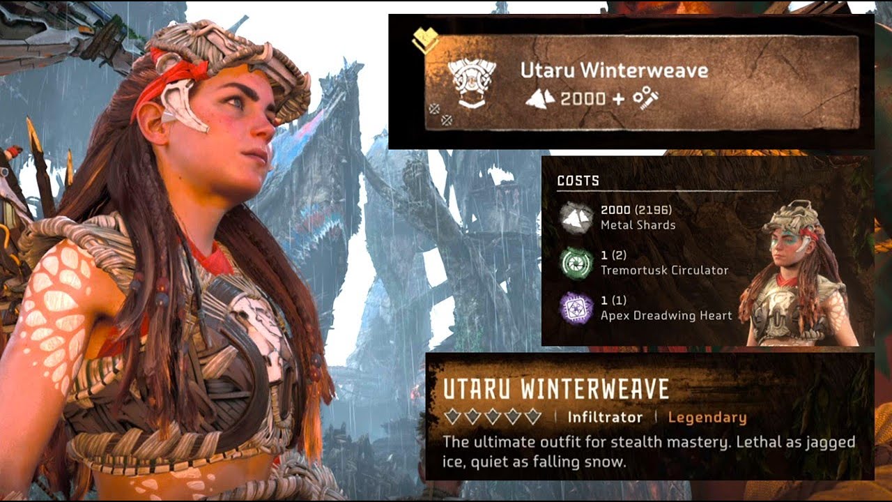 Get the 1st LEGENDARY Armor Set in Horizon Forbidden West NOW, Apex Dreadwing & Slitherfang Location