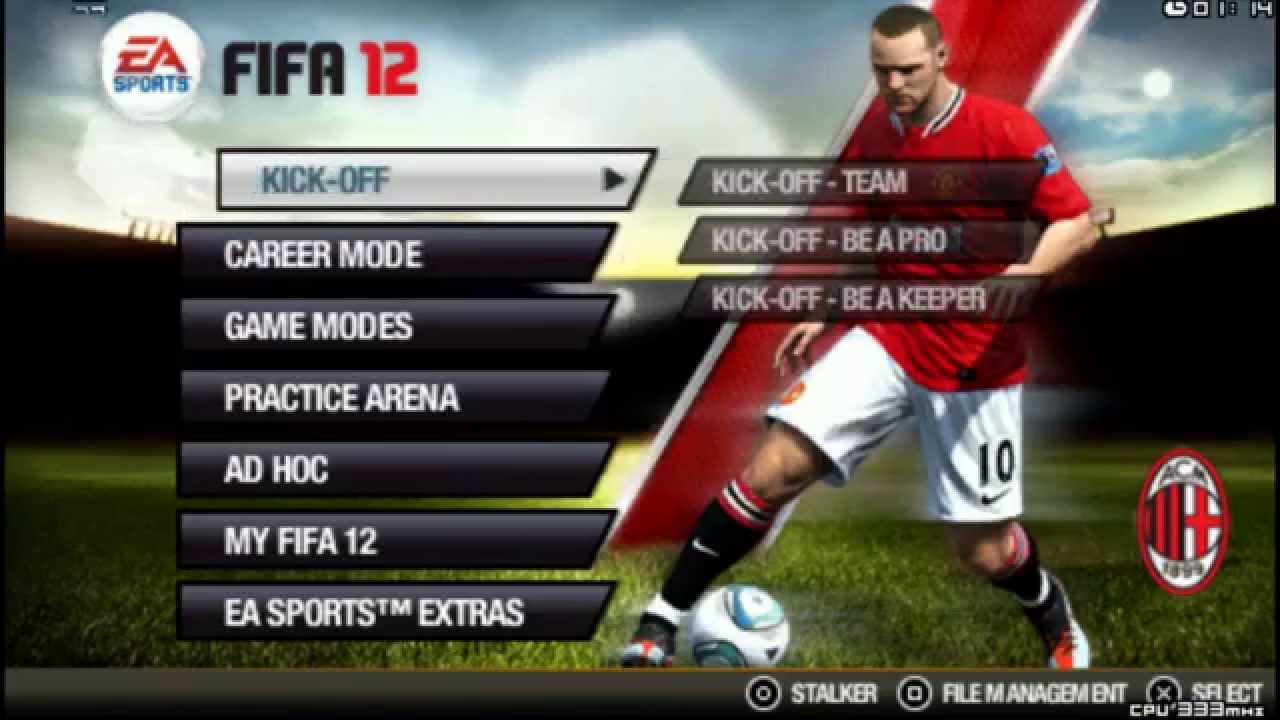 FIFA 12 PSP gameplay HD