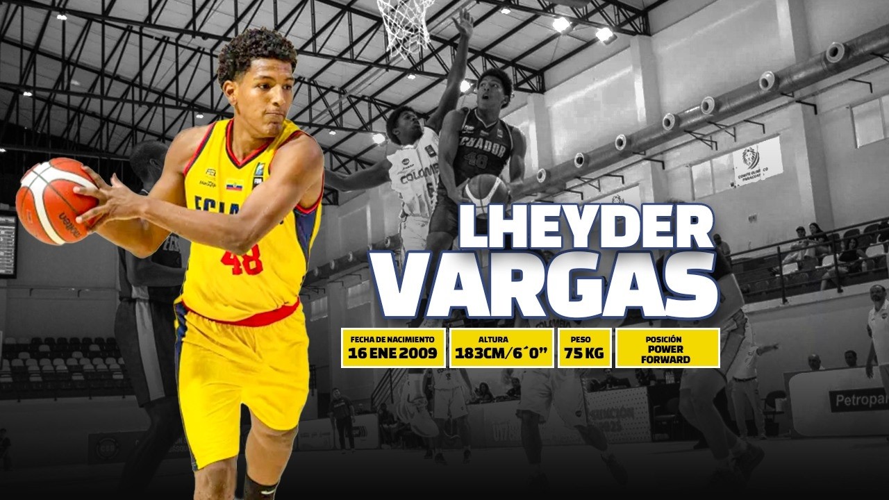 Highlights | Lheyder Vargas | Sudamericano U15 - U17 | Jugador de Basketball | Basket Ecuador