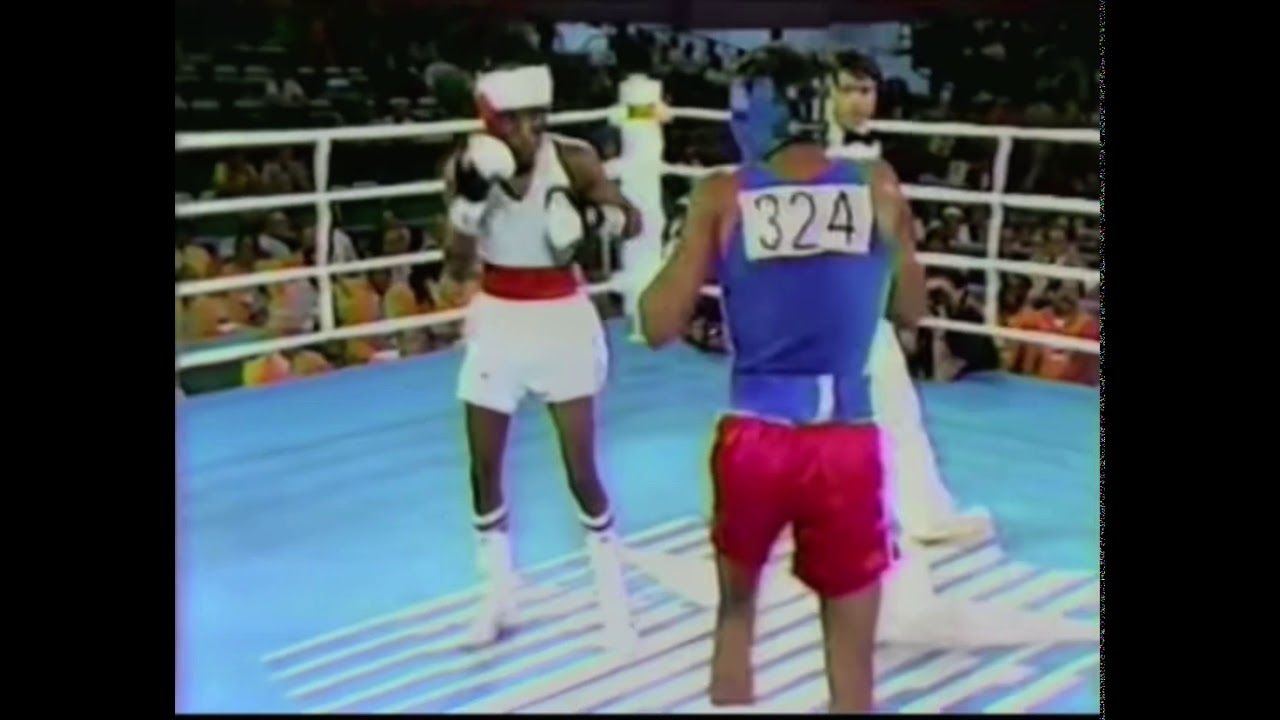Steve McCrory (USA) vs. Redžep Redžepovski (YUG) Los Angeles 1984 Olympics Final (51kg)