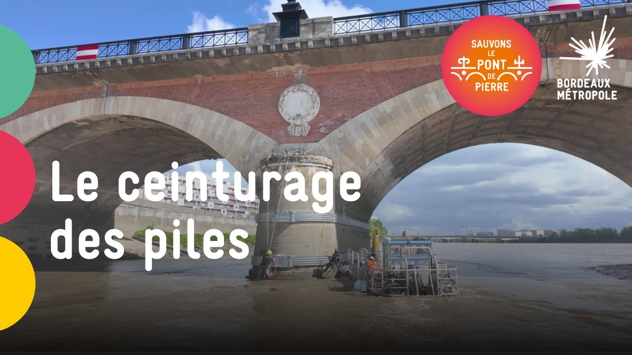 [Sauvons le pont de pierre] Le ceinturage des piles
