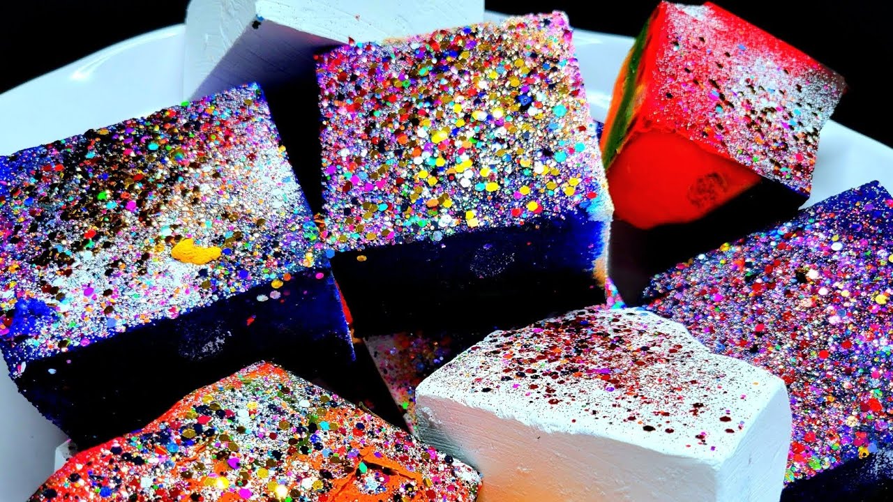 Dyed Fresh & Reformed Gym Chalk | 🎨 🎉| Oddly Satisfying | 🤎💜💚💛💙❤️🩷
