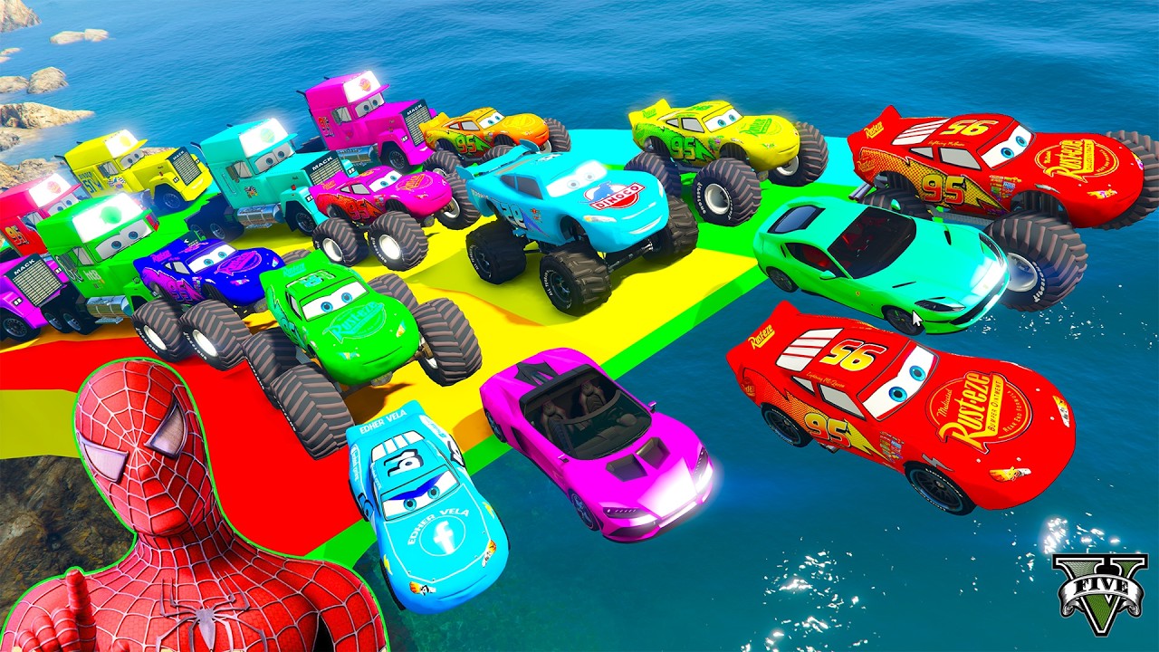 👉 IMPOSSIBLE Spider-Man GTA 5 Stunt Race 🔥 Epic GTA V Gameplay Challenge