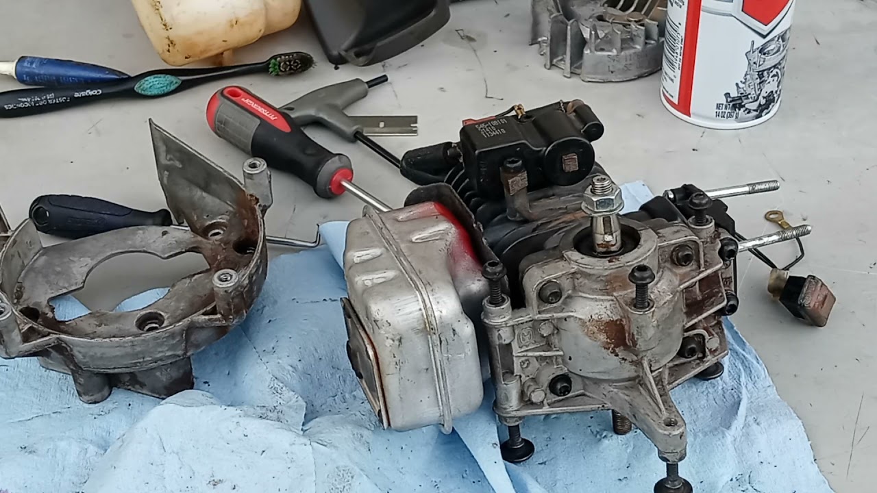 RDMJ.Parte#4 REPARANDO 125 B HUSQVARNA  SOPLADOR DURO DE PRENDER CORRIA ERRATICO