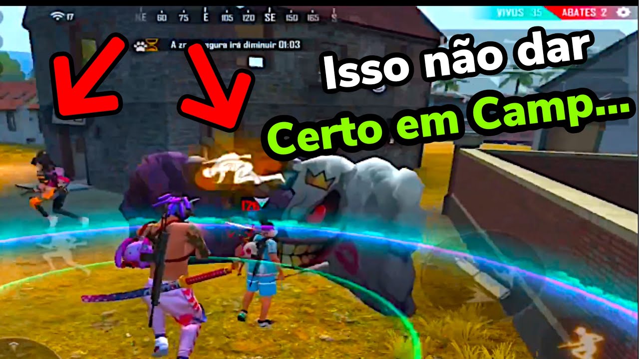NUNCA SEGURE O RUSH IGUAL ESSES INSTAPLAYERS!! #Freefire