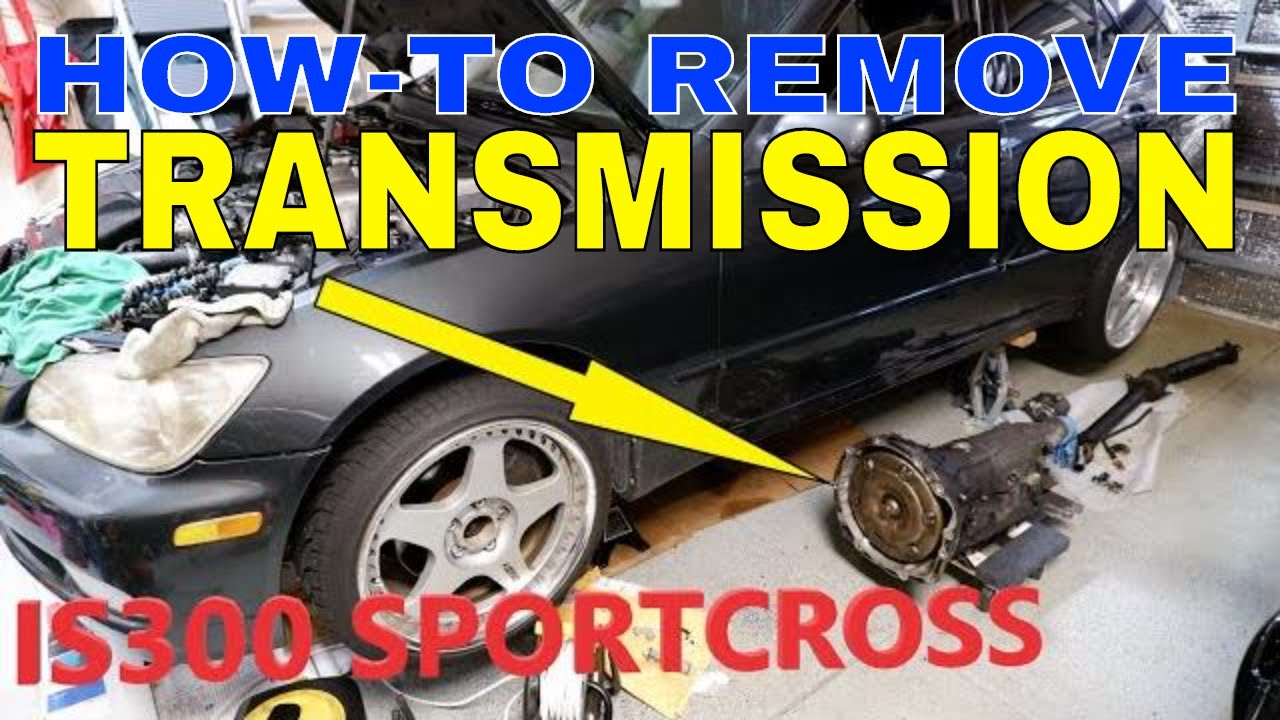 Lexus IS300 DIY Transmission Removal | How to Remove Automatic Tranny