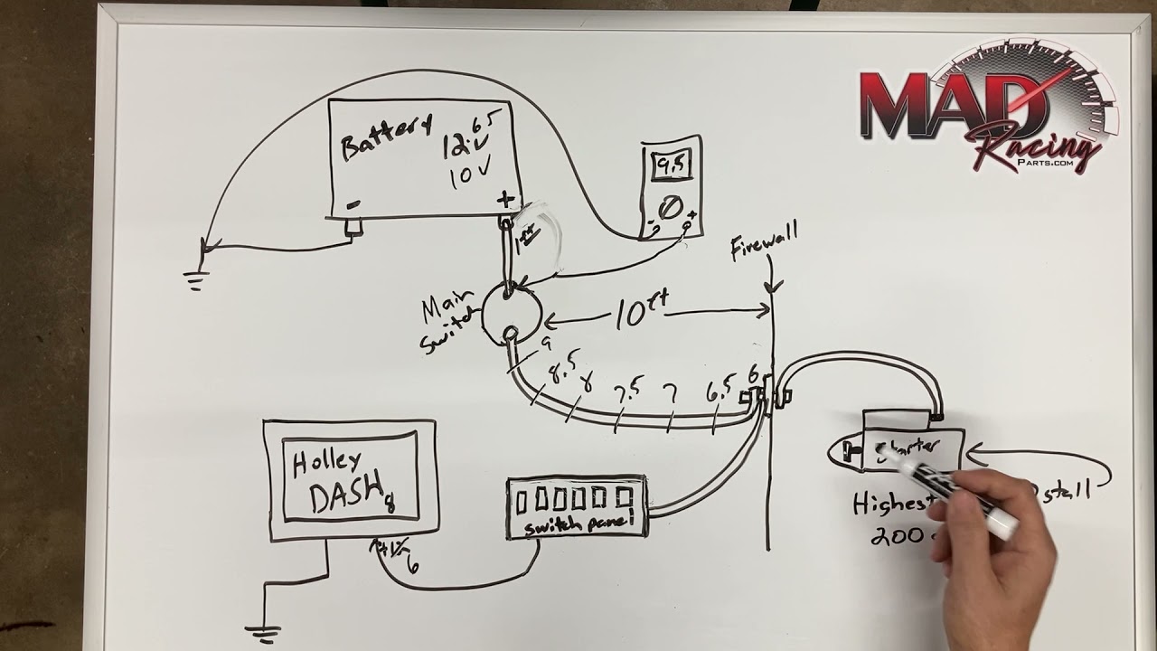Holley EFI dash resets and voltage drops