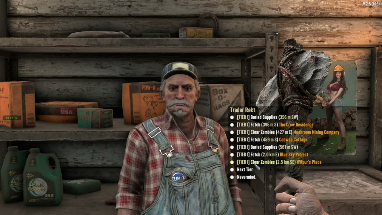 7 Days to Die Modded Run V 2.5 Day 7 - New Mod Addition and More Zombie Pictures