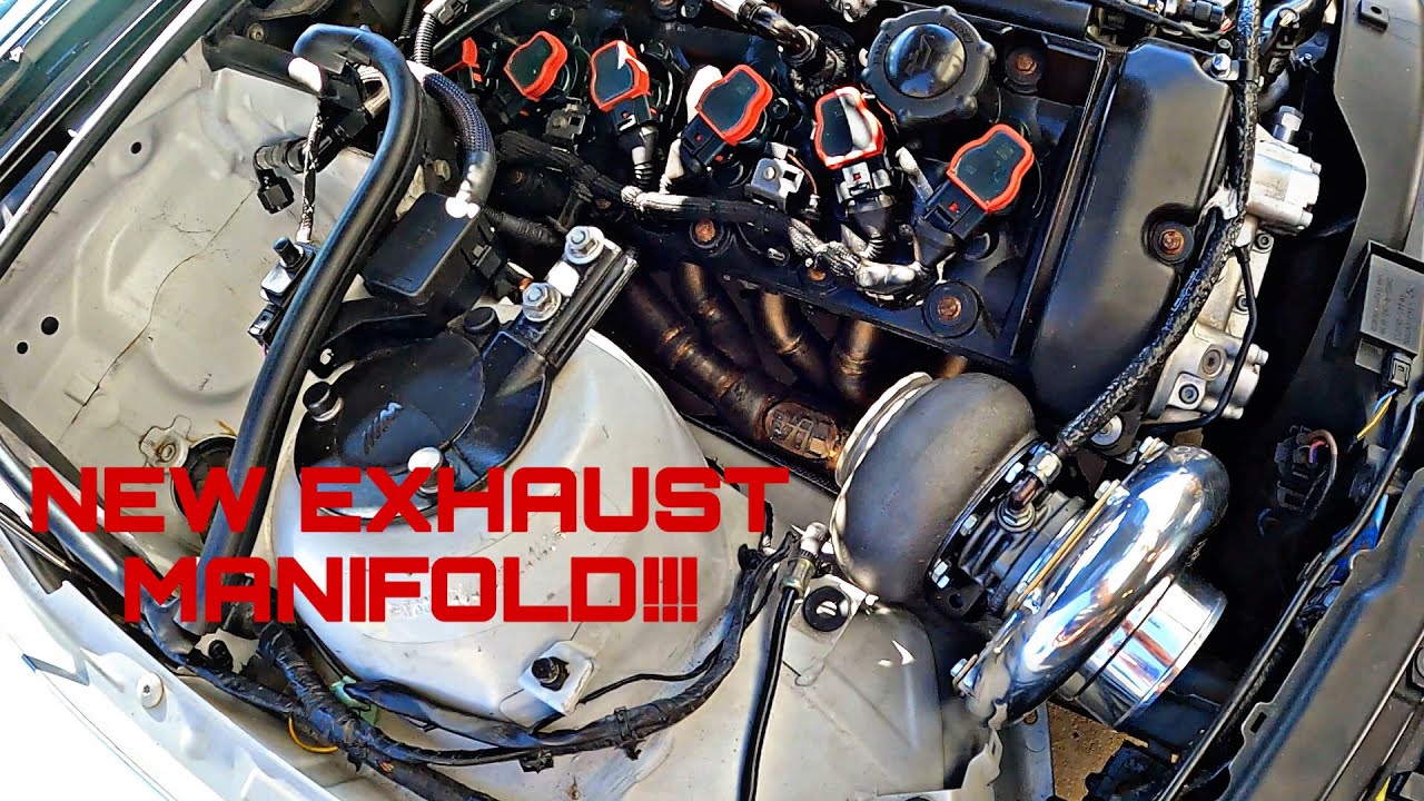 Had to change EXHAUST MANIFOLD for top mount Turbo E46 M3!!!!