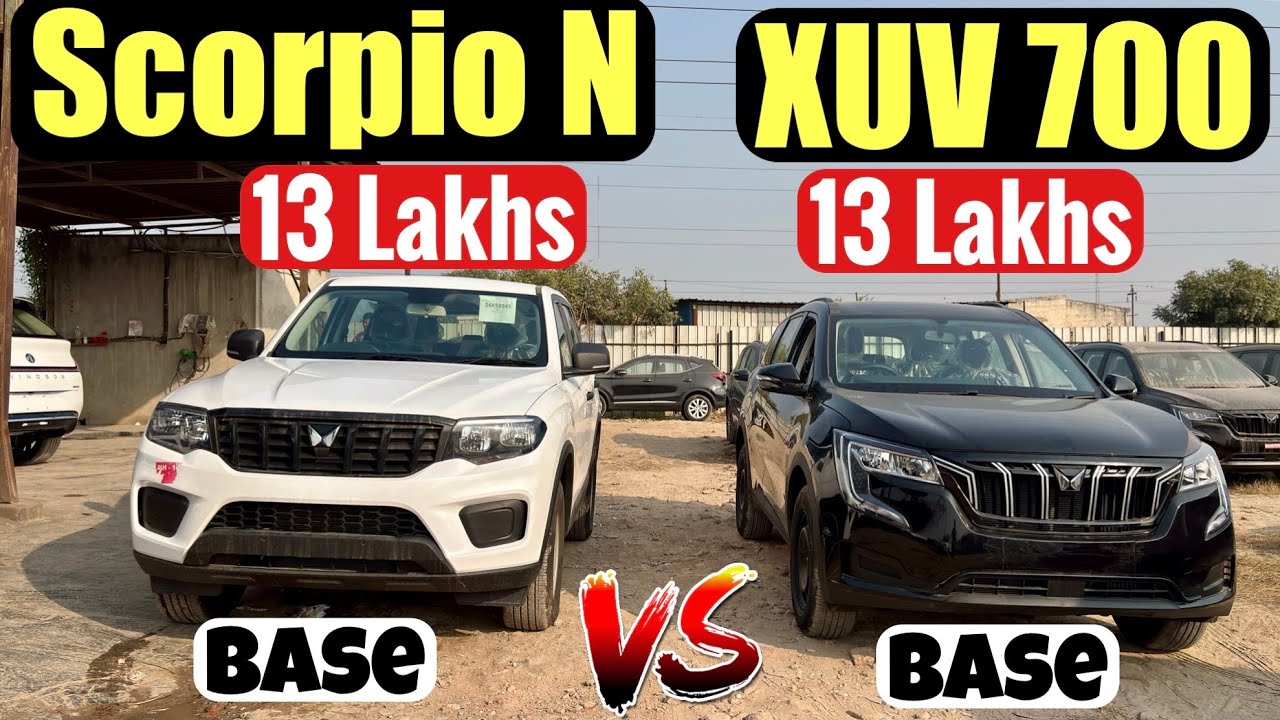 New Mahindra Scorpio N Z2 vs XUV700 MX Base – Which One Should You Buy in 2026?