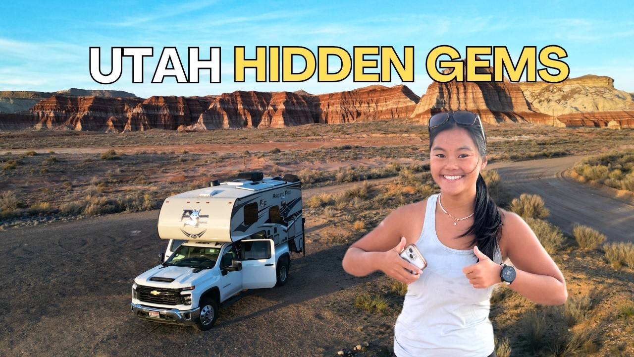 Utah Hidden Gems in a Truck Camper | Toadstool Hoodoos + Hikes Near The Wave