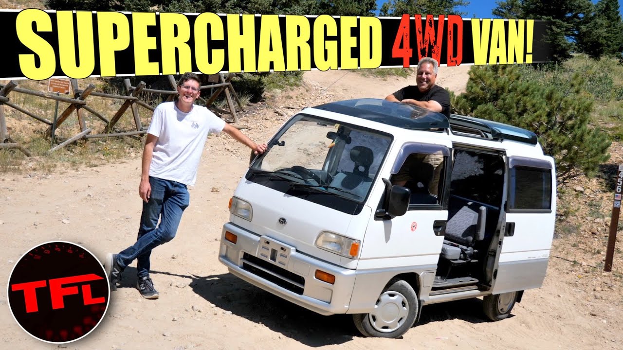 The Tiny Subaru Sambar is a CONVERTIBLE 4x4 Van That Is CHEAP (& Legal) In The USA!