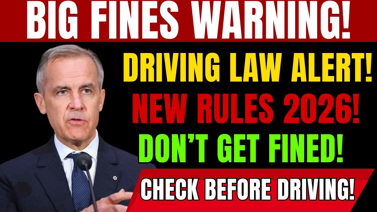 Warning 2026 New CANADA DRIVING LAWS:One Mistake = 15000 New Fines & Penalties Don't Get Caught!