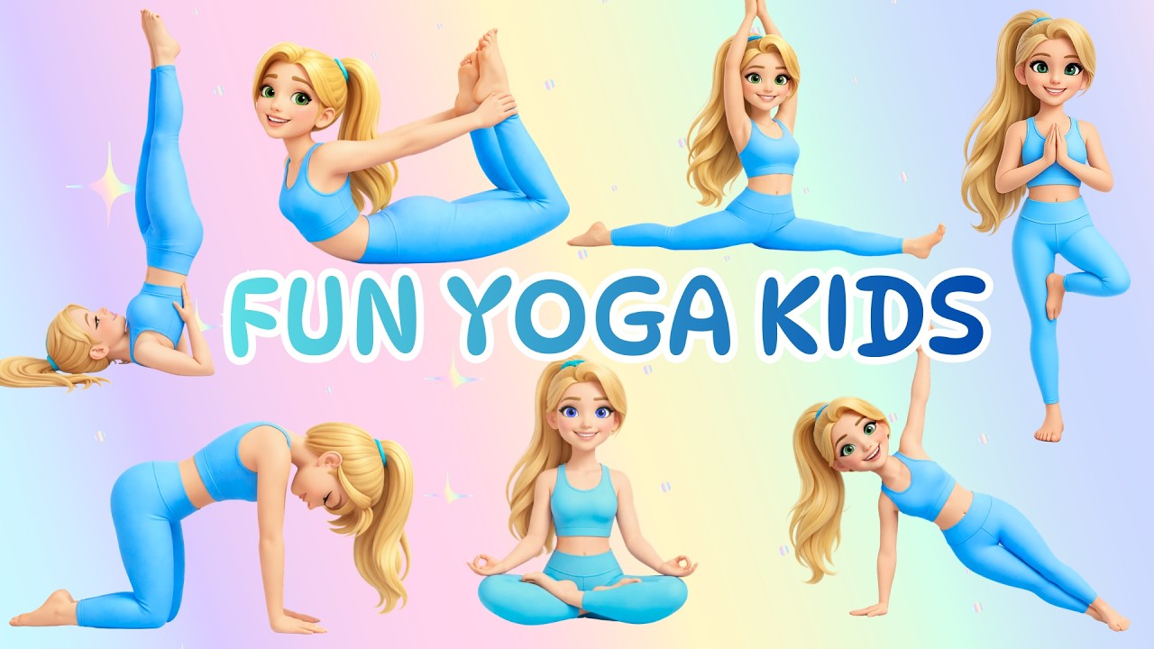 Fun Yoga for Kids | 7 Fun Yoga Poses | Kid Yoga