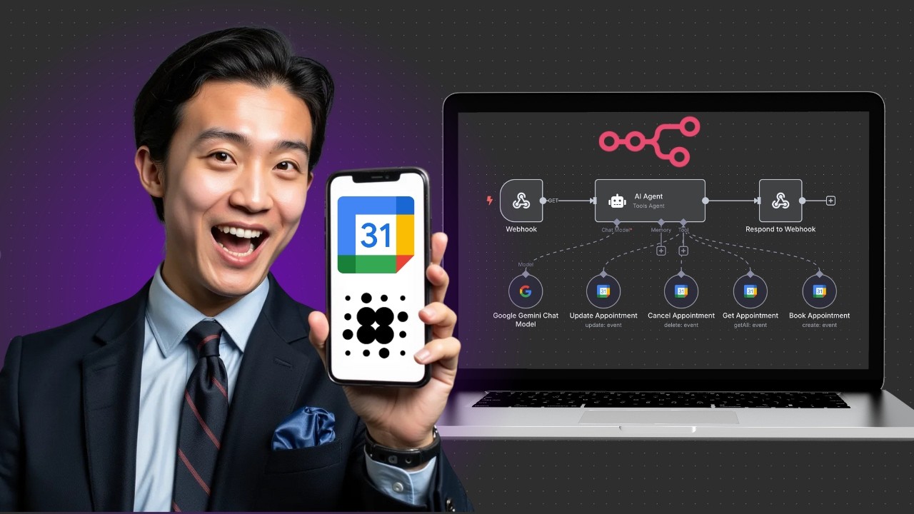 EASY Google Calendar Bookings on n8n & Retell AI (LIVE DEMO & TUTORIAL)