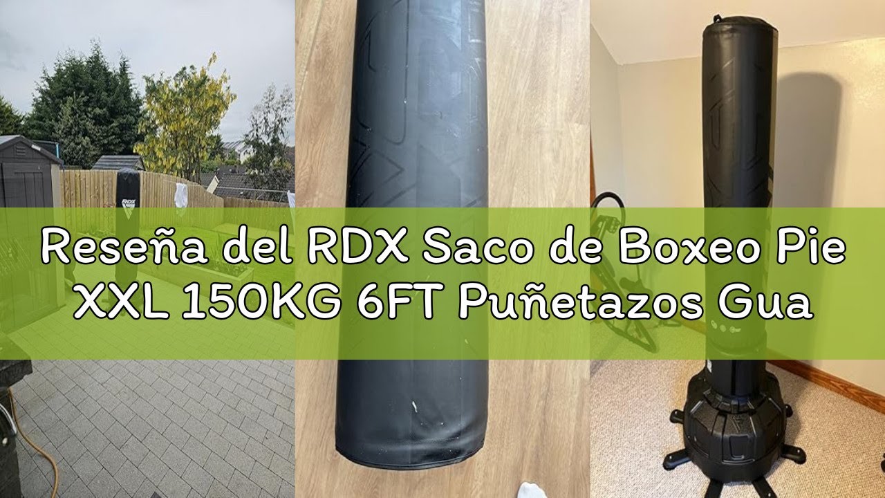 Reseña del RDX Saco de Boxeo Pie XXL 150KG 6FT Puñetazos Guantes para Artes Marciales Mixtas, Pesado