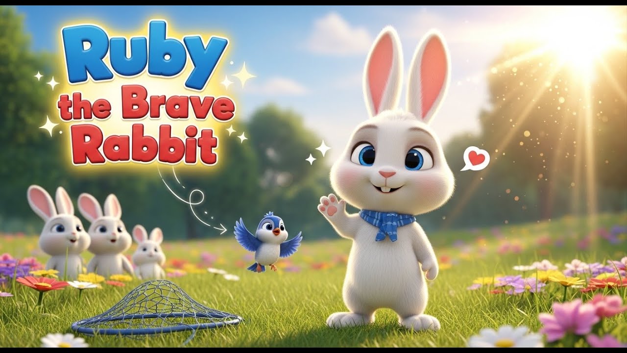 Ruby the Brave Rabbit 🐰 | Kids Story In English | Animated Story for Children
