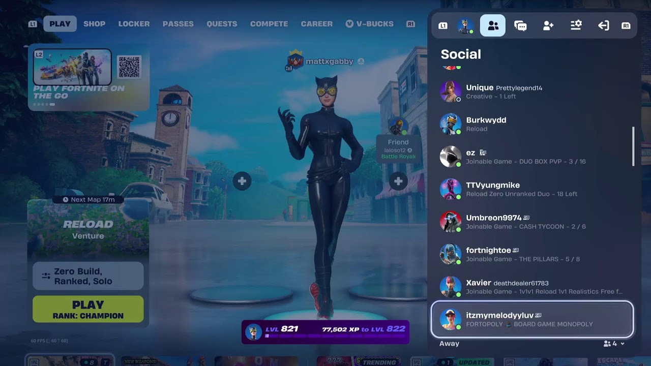 Reload zero build Ranked with a girl