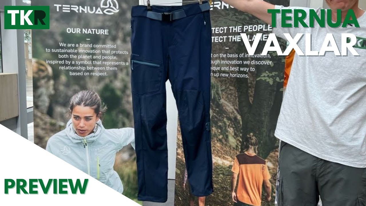 Ternua Vaxlar | Preview | Pantalones de Trekking fabricados con redes recicladas