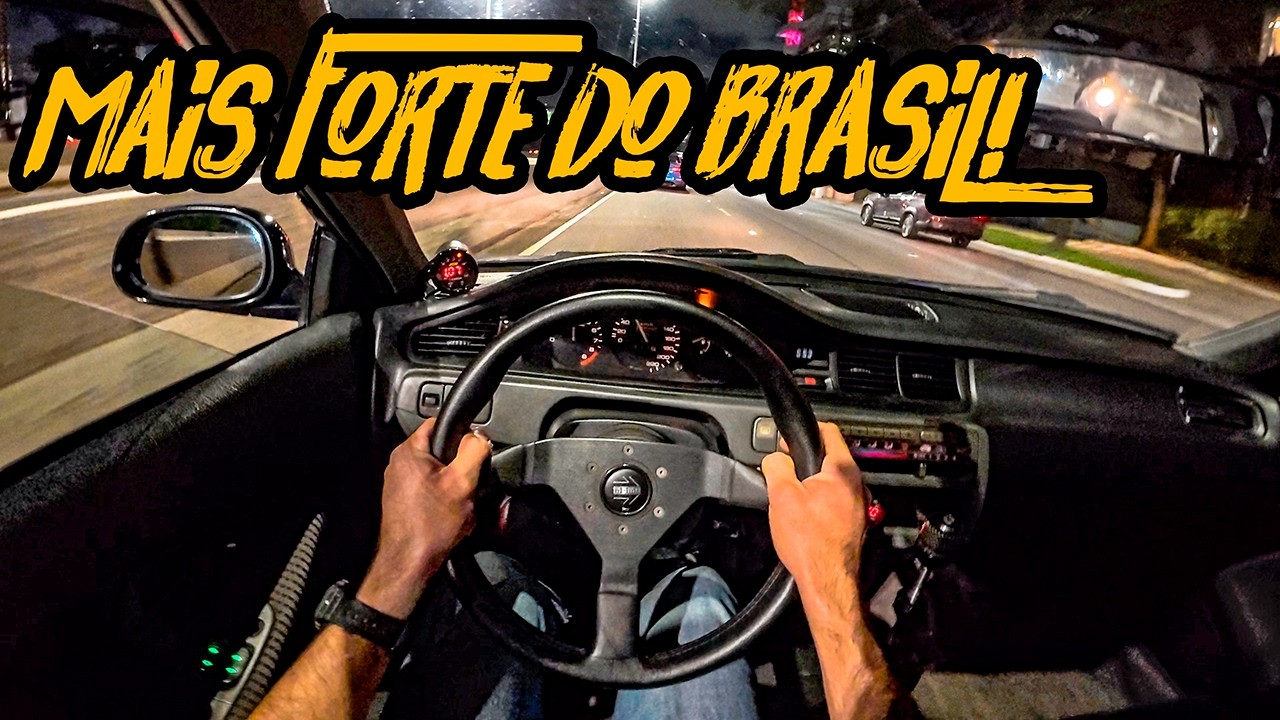 ACELERANDO O HONDA VTI TURB&Atilde;O EM SP!! 1.6 DE 550CV