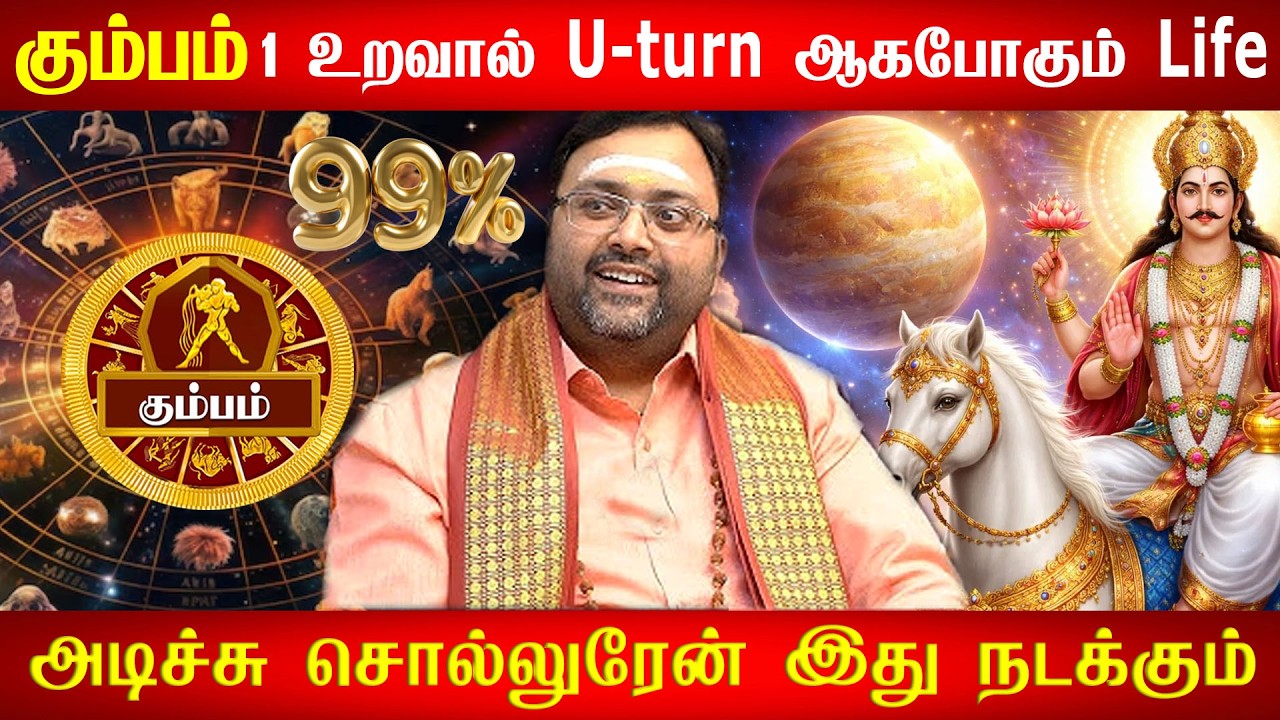 கும்பம் - 200% march 14 அடிச்சி சொல்றேன் இது நடக்கும் | சுக்ரன் | sukra peyarchi - kumbam 2026