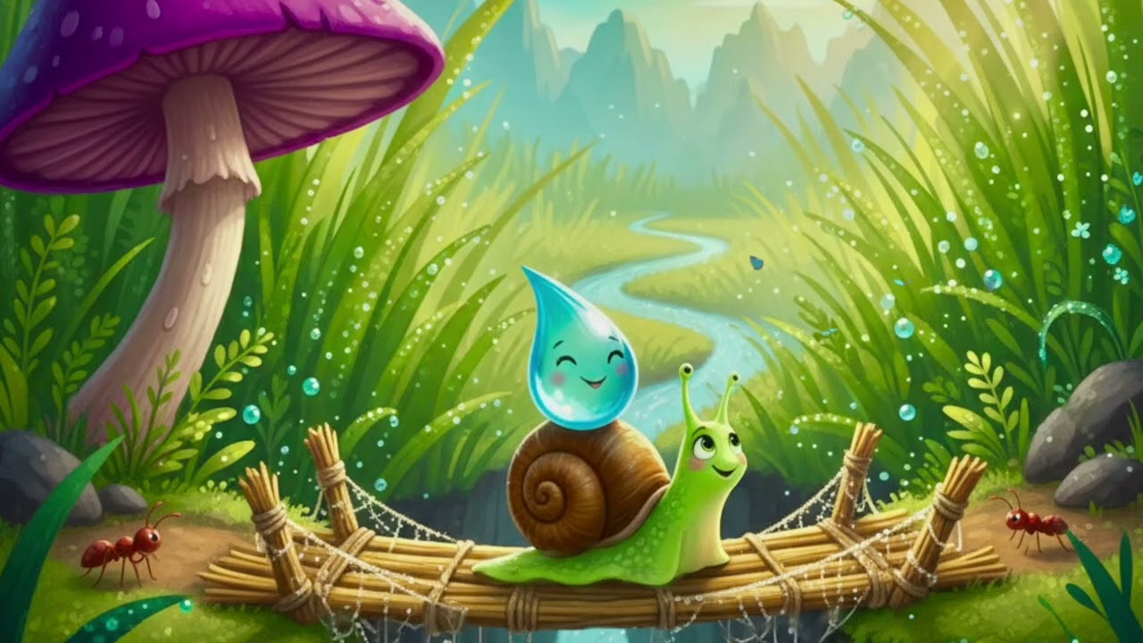 L’Aventure de la Gouttelette Égarée 💧🐌 | 🌙 Histoire du Soir