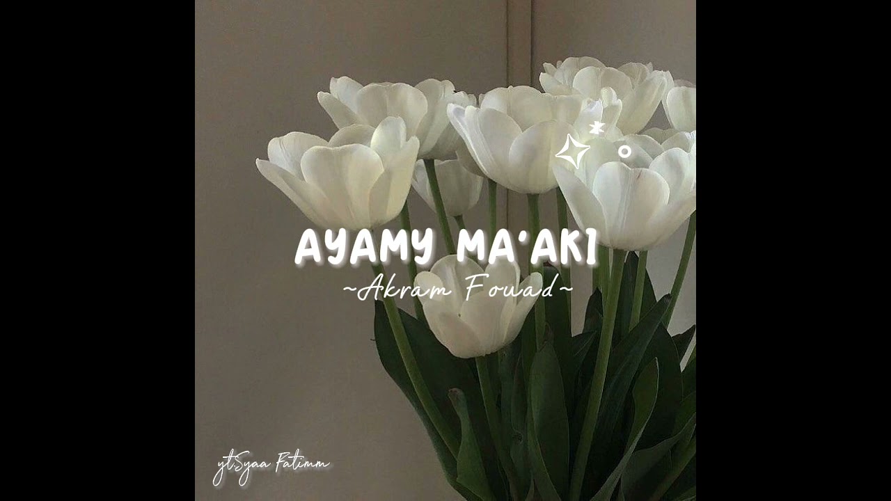Ayamy Ma'aki - Akram Fouad || [ Slowed ]
