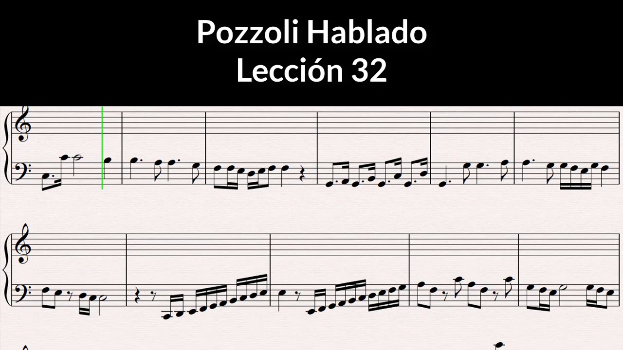 Pozzoli Hablado-Lección 32