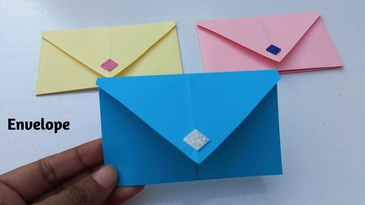 Como Hacer un SOBRE para CARTA | How To Make Paper Envelope Card
