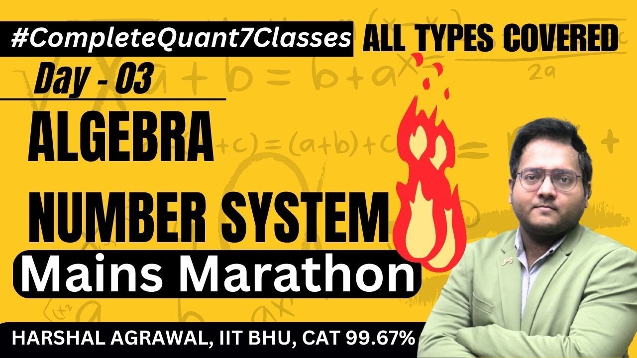🔥 Algebra & Number System Marathon | Complete Algebra for Bank Exams | Number System for Bank Exams