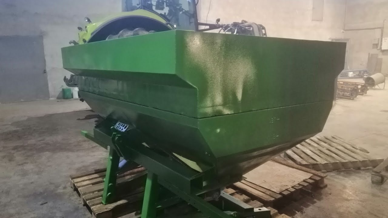 Розкидач добрив Amazone ZA-M-900 на саморобному візку.Ремонт та фарбувальні роботи #аmazone