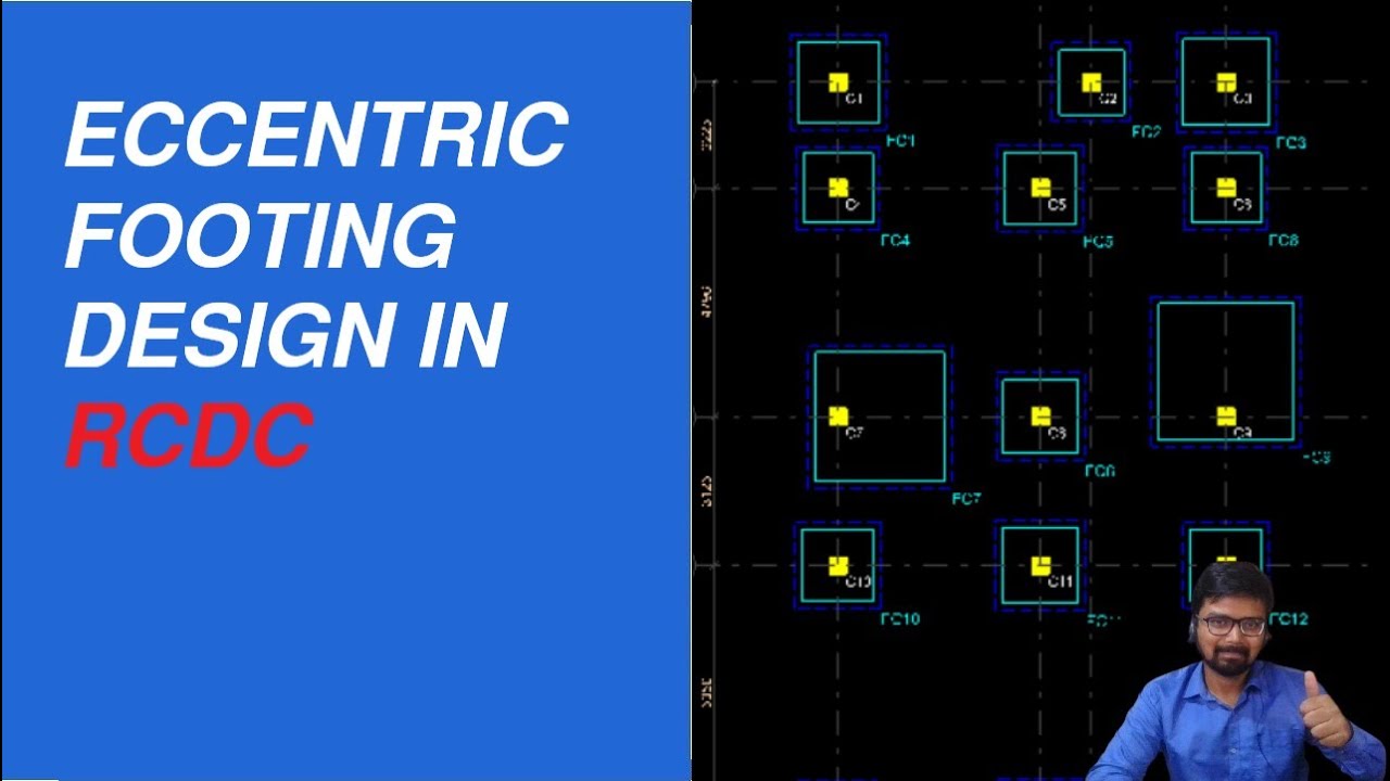Eccentric Footing Design in RCDC