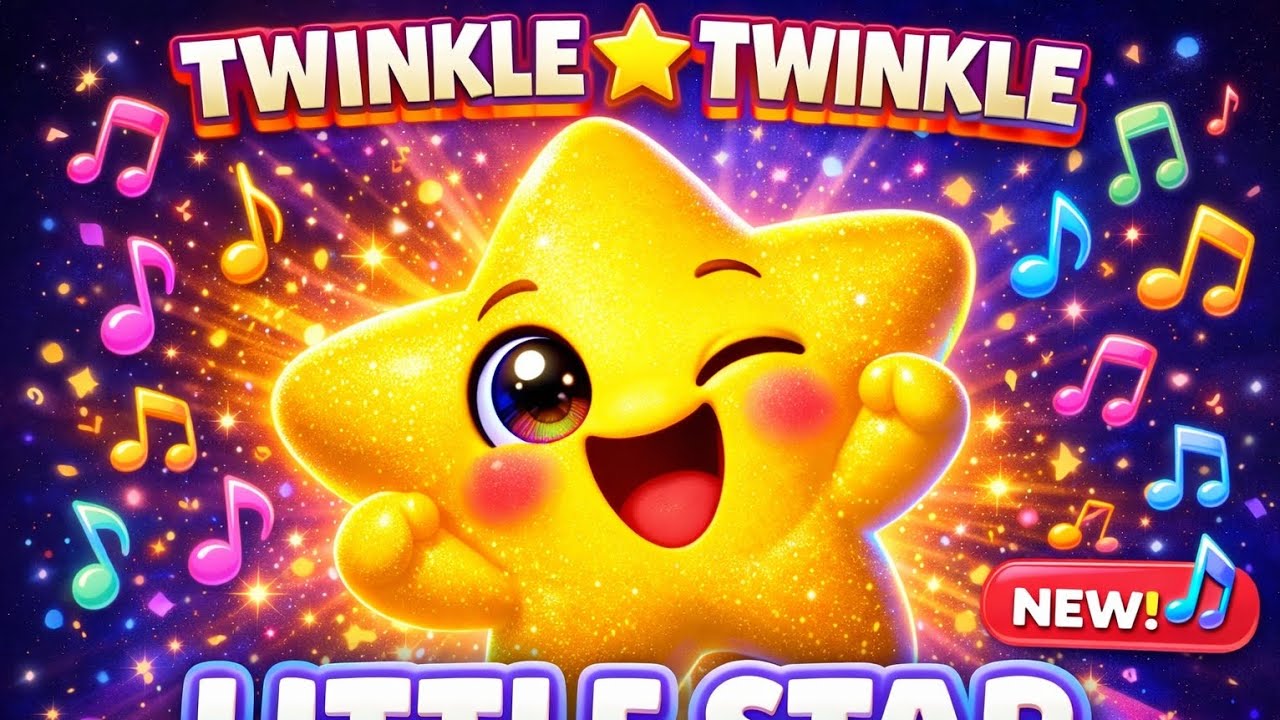 👉 Twinkle Twinkle Little Star ⭐ Kids Song | Sing Along Nursery Rhyme for Babies