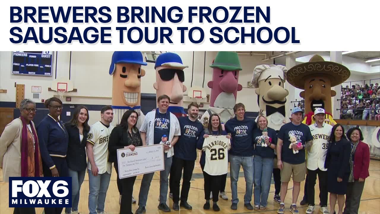 Brewers strike gold with 'Frozen Sausage Tour' | FOX6 News Milwaukee