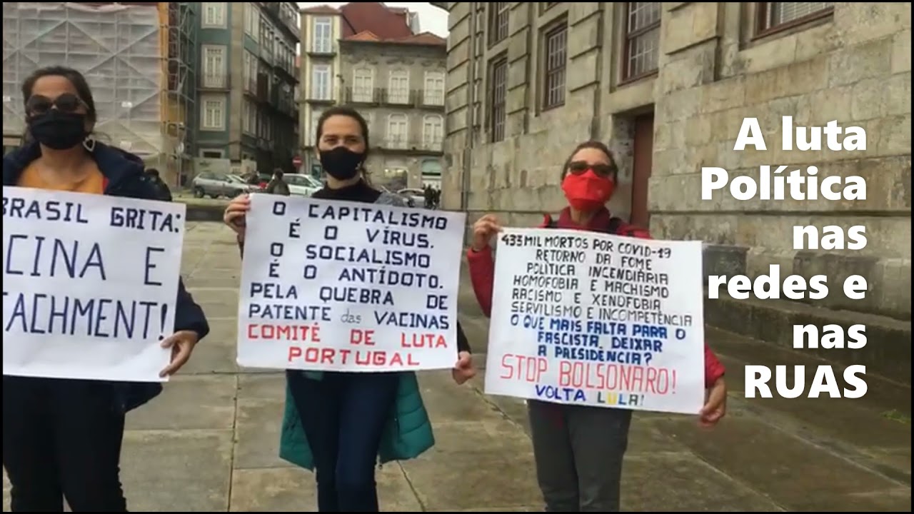 ATO POL&Iacute;TICO COMIT&Ecirc; DE LUTA PORTUGAL E COLETIVO ESTRELA - PORTO