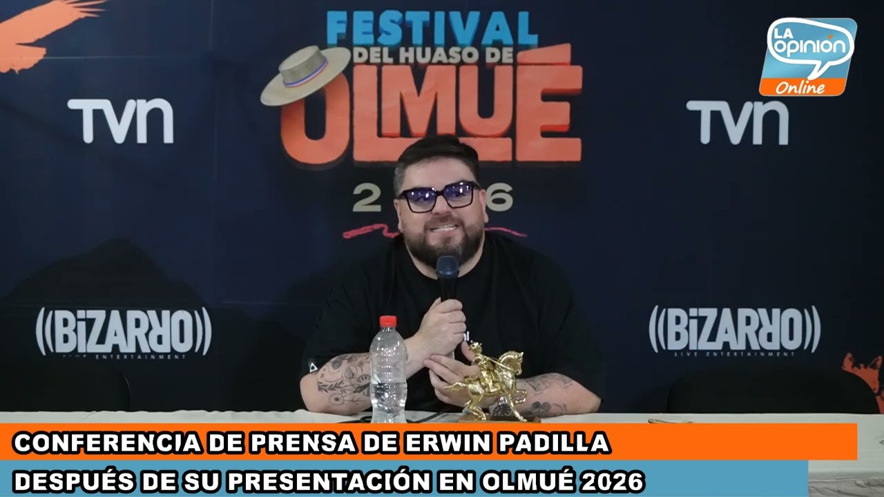 Conferencia de prensa: Erwin Padilla en Olmué 2026