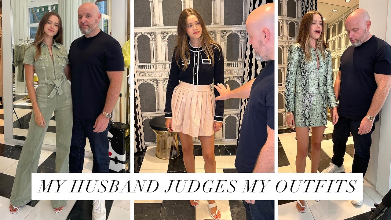 My Husband Reacts To My Outfits 🙄