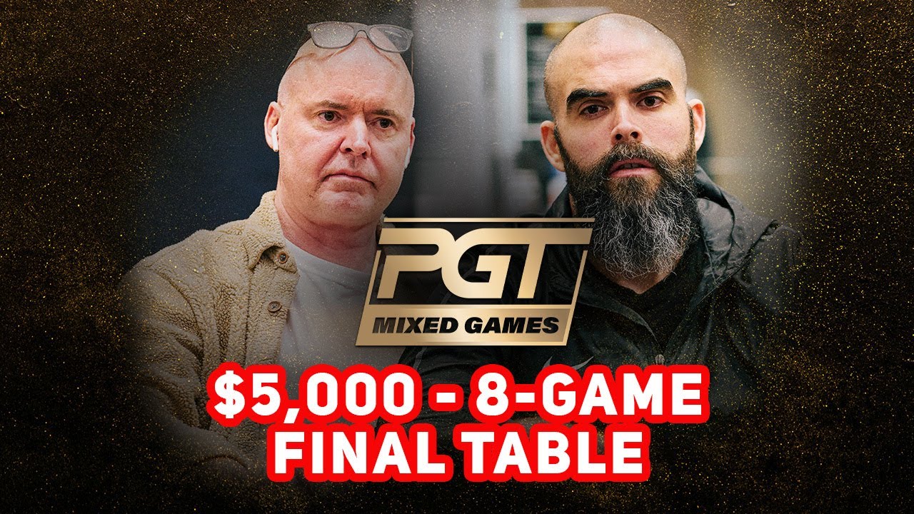 Poker Hall of Famer John Hennigan Headlines PGT Mixed Games Event #2 Final Table - $5,100 8-Game