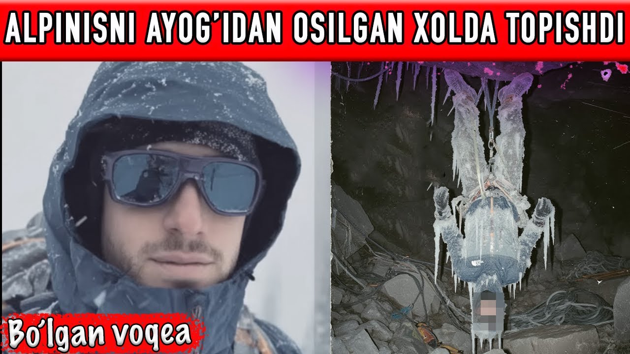 Denali tog‘iga chiqish vaqtida yo‘qolgan alpinist ikki yildan so‘ng muz g‘orida teskari topildi.