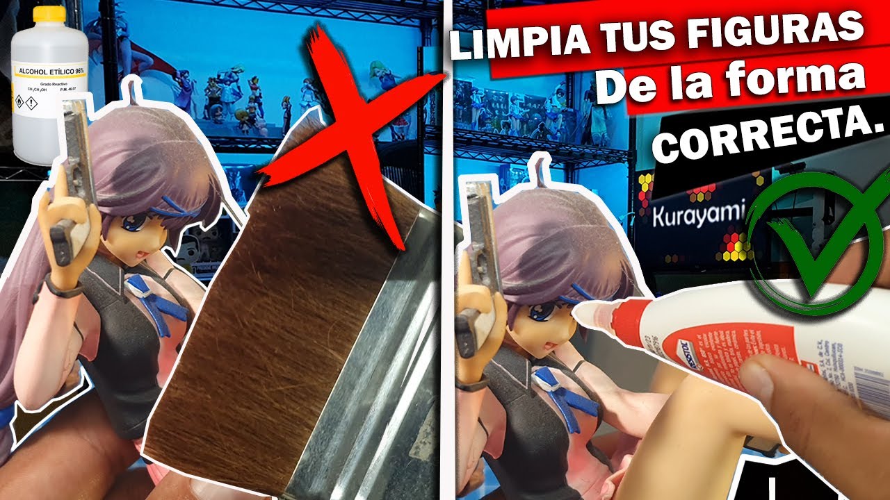Como Limpiar tus figuras de la forma correcta