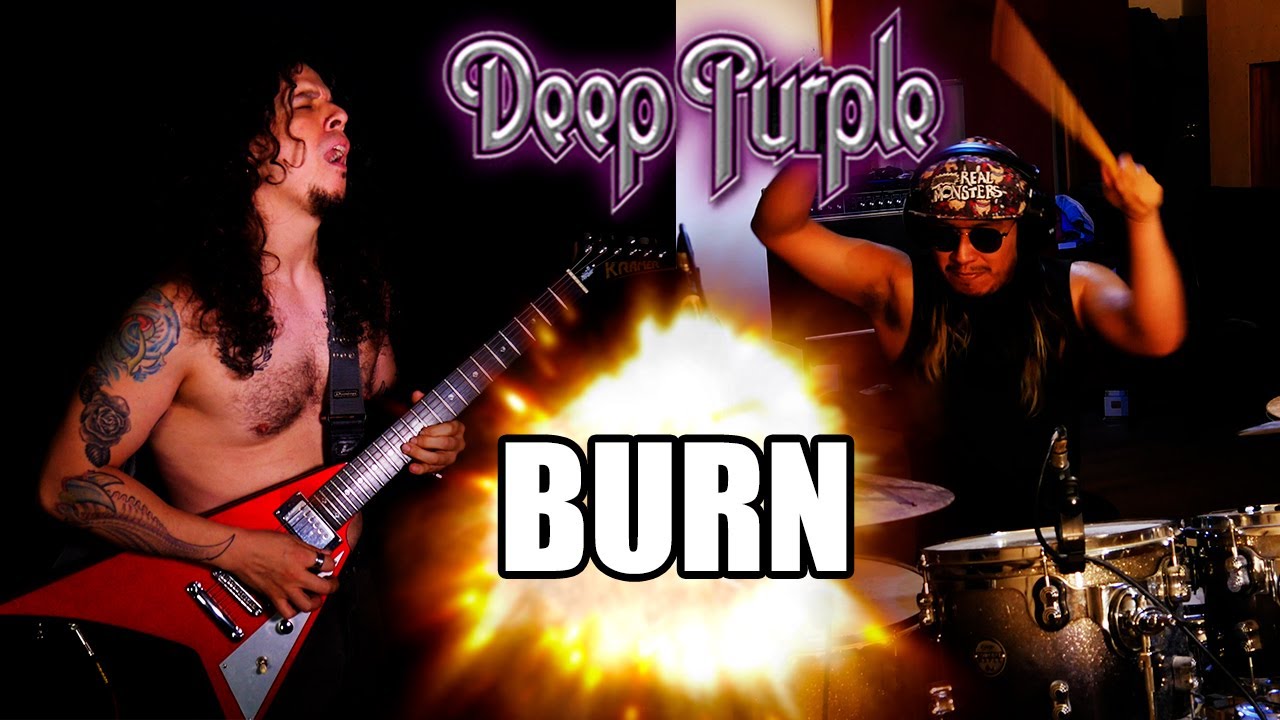 Deep Purple - Burn (Guitar & Drums cover / Guitarra & Batería)