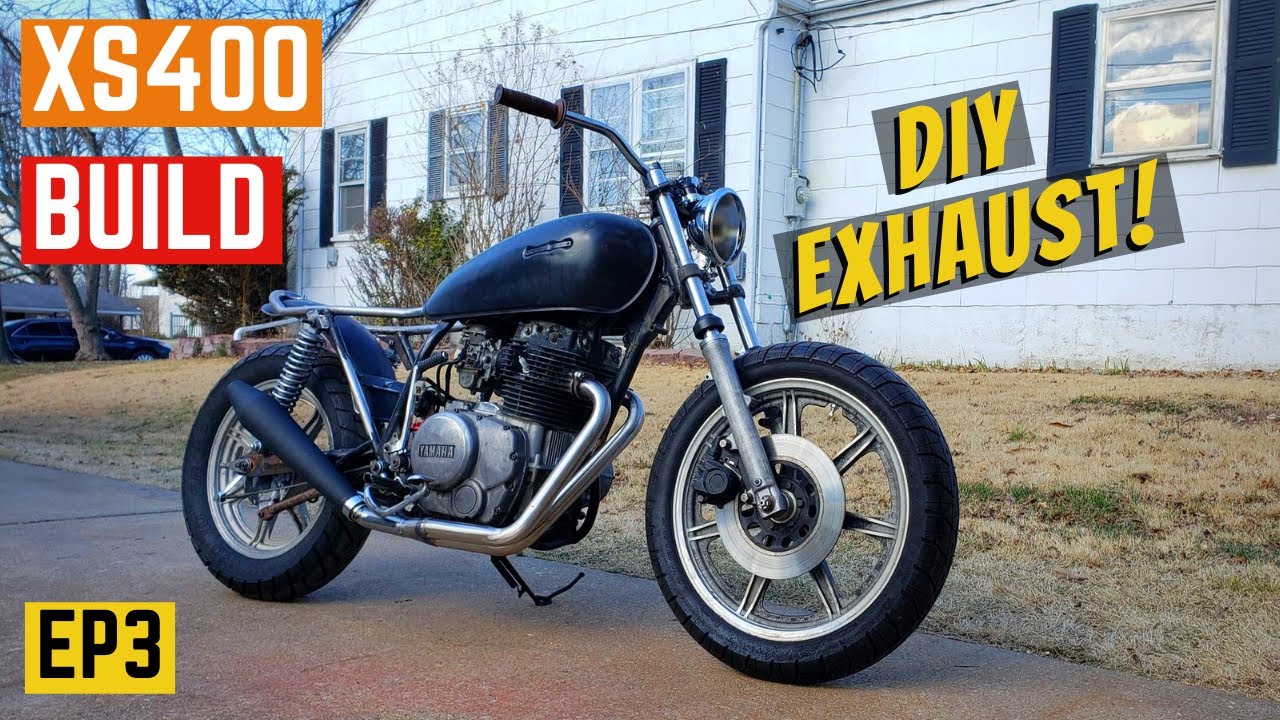 Wanda XS400 Budget Build - DIY 2 Into 1 Exhaust!! - EP3